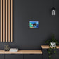 Orcas Matte Canvas, Black Frame