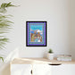 The Stone at the Door Matte Canvas, Black Frame