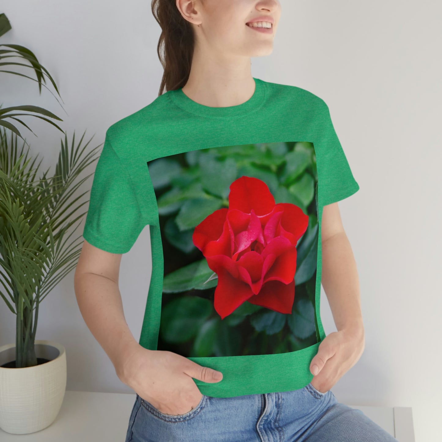 Flowers 07 Unisex Jersey Short Sleeve Tee