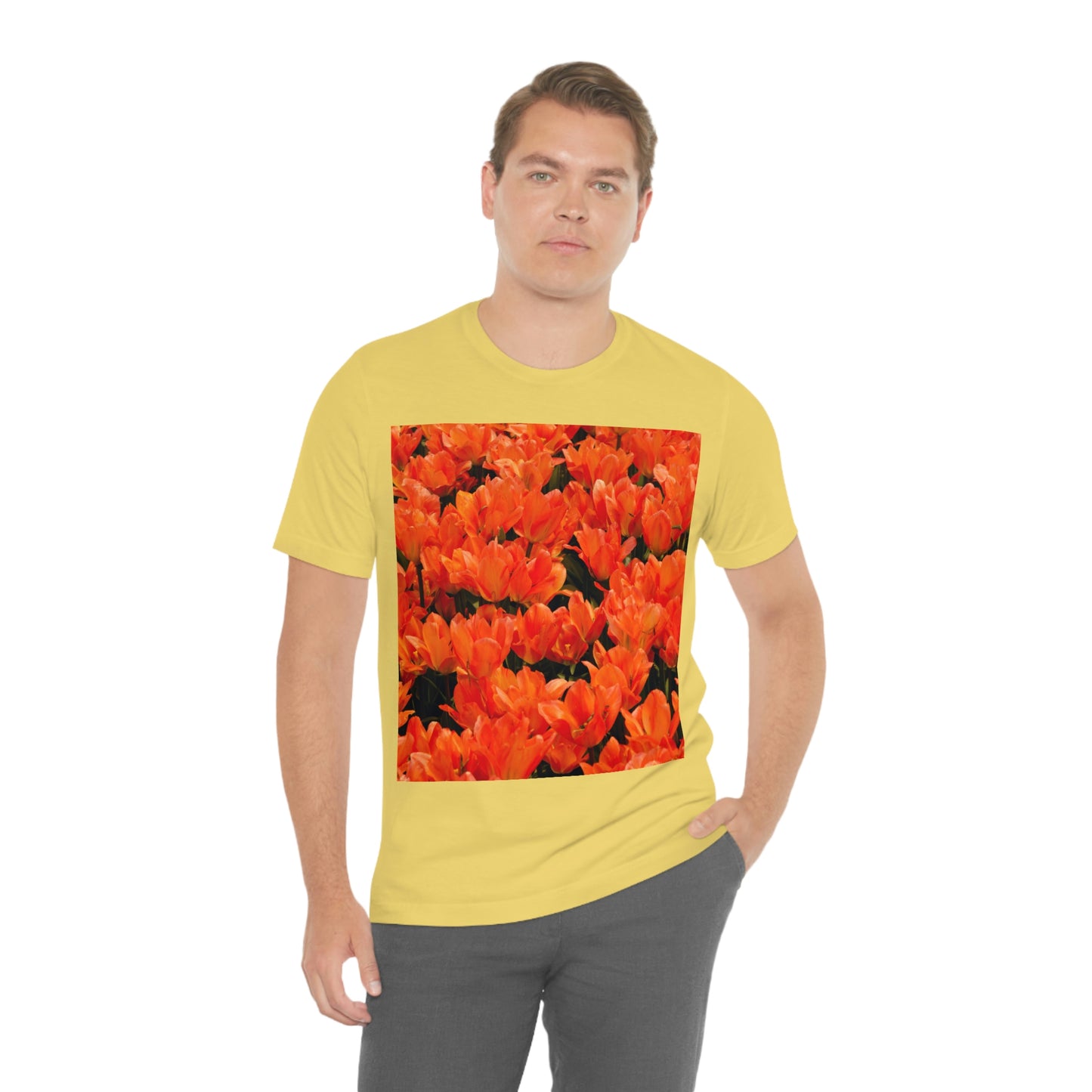Flowers 03 Unisex Jersey Short Sleeve Tee