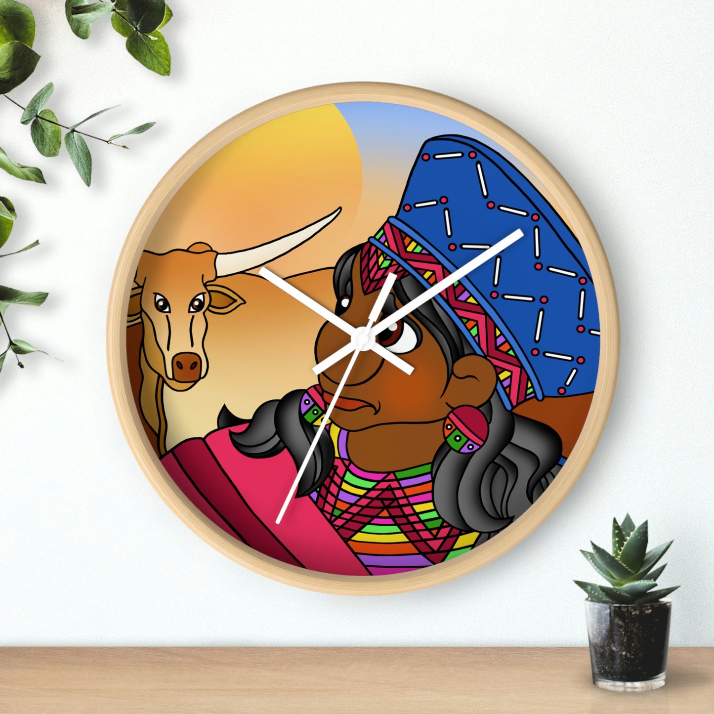 Once Upon Southern Africa Wall clock