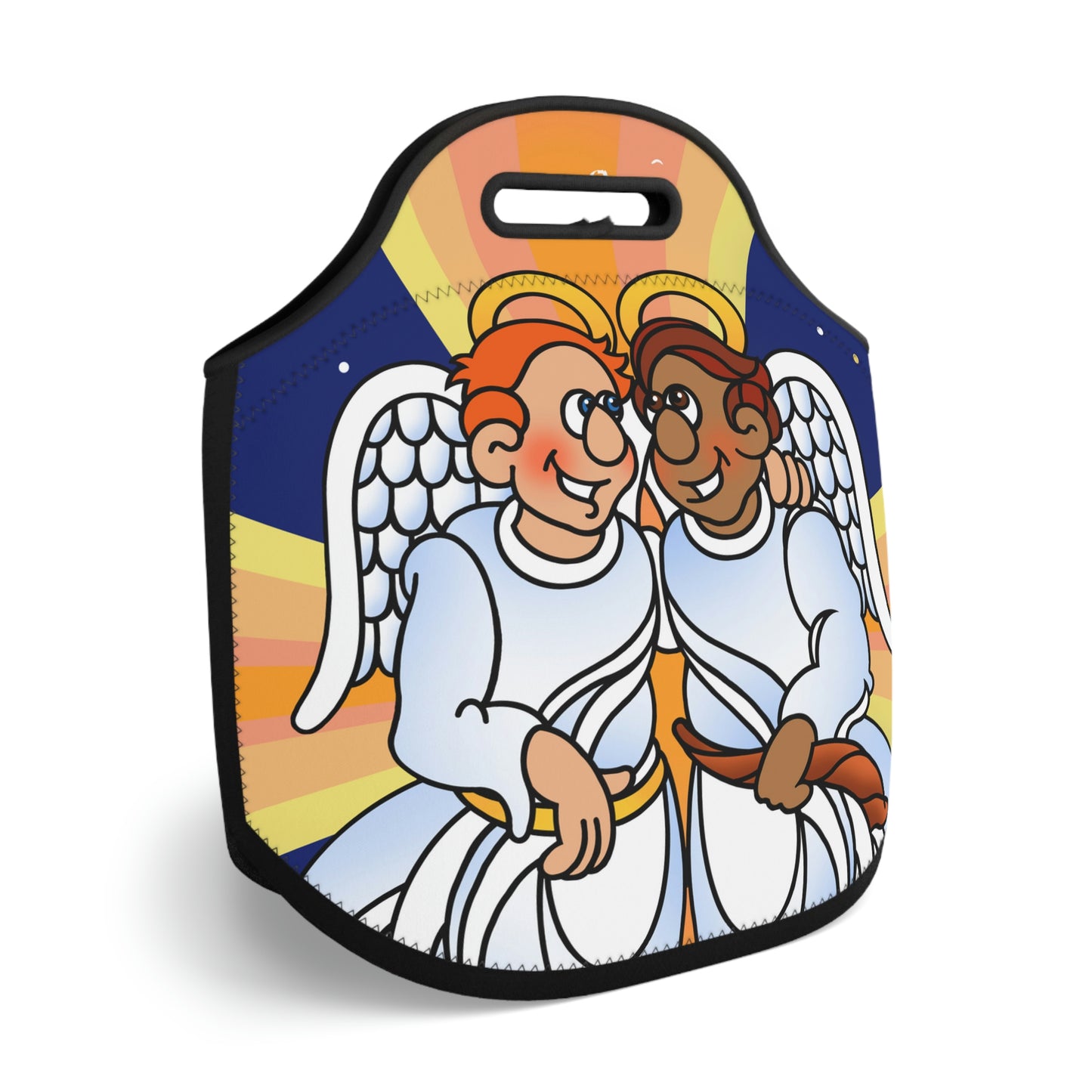 Hark and Harold Angel Sing Neoprene Lunch Bag