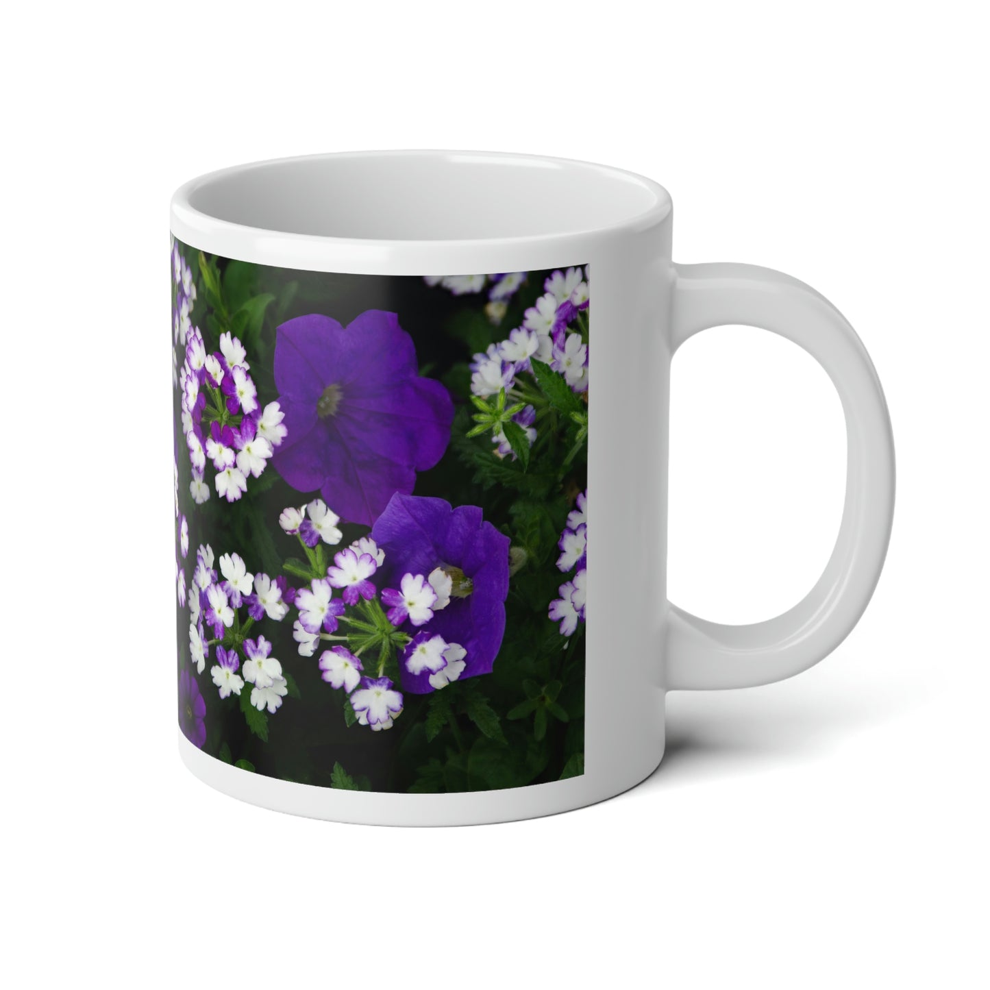 Flowers 04 Jumbo Mug, 20oz