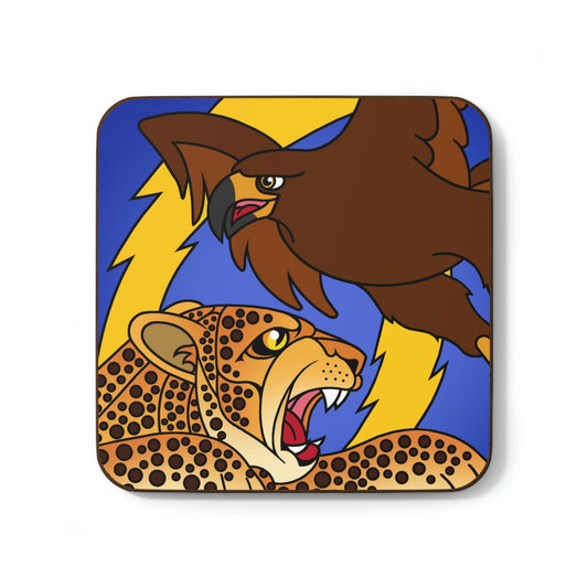 The Paramount Chief and One Wise Woman! Hardboard Back Coaster