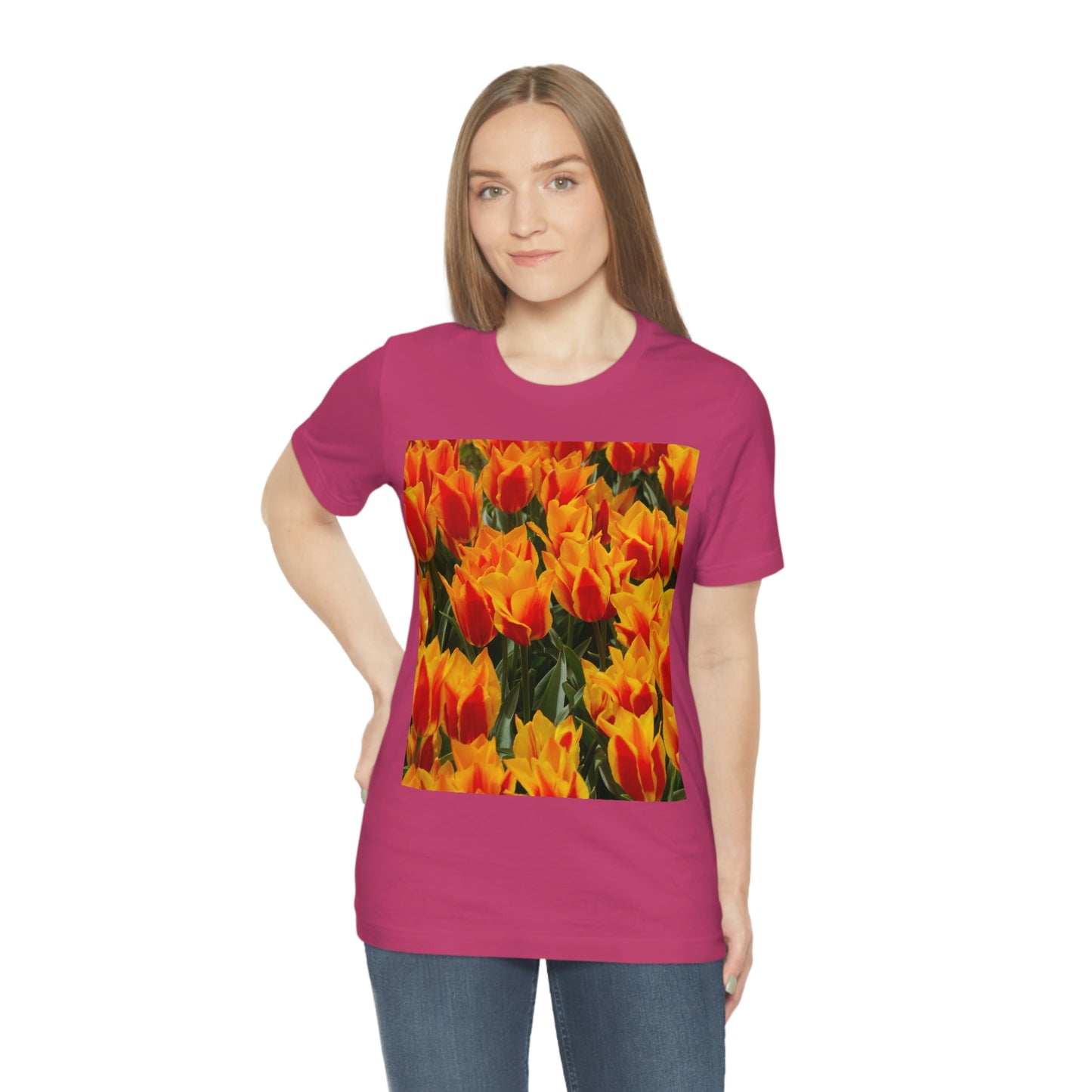 Flowers 18 Unisex Jersey Short Sleeve Tee