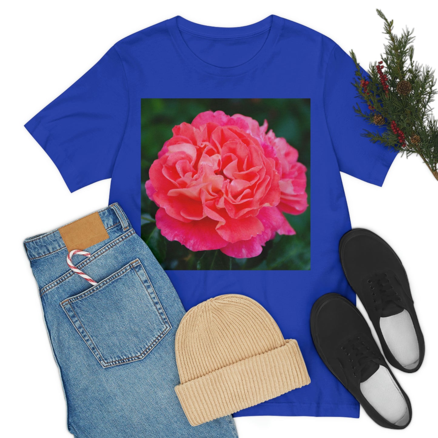 Flowers 08 Unisex Jersey Short Sleeve Tee