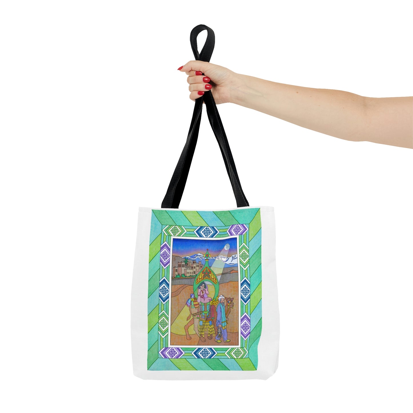 The Stone at the Door! AOP Tote Bag