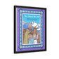The Stone at the Door Matte Canvas, Black Frame