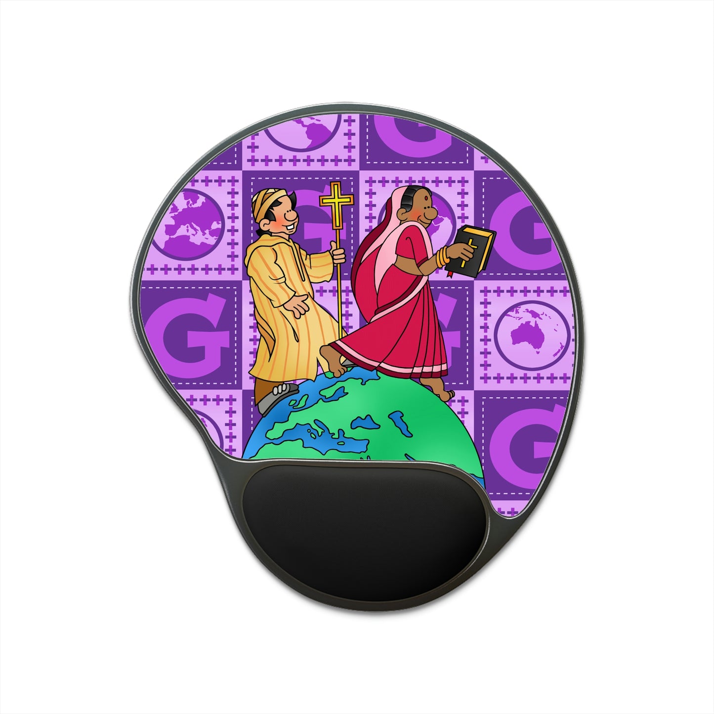 The Bible as Simple as ABC G Mouse Pad With Wrist Rest