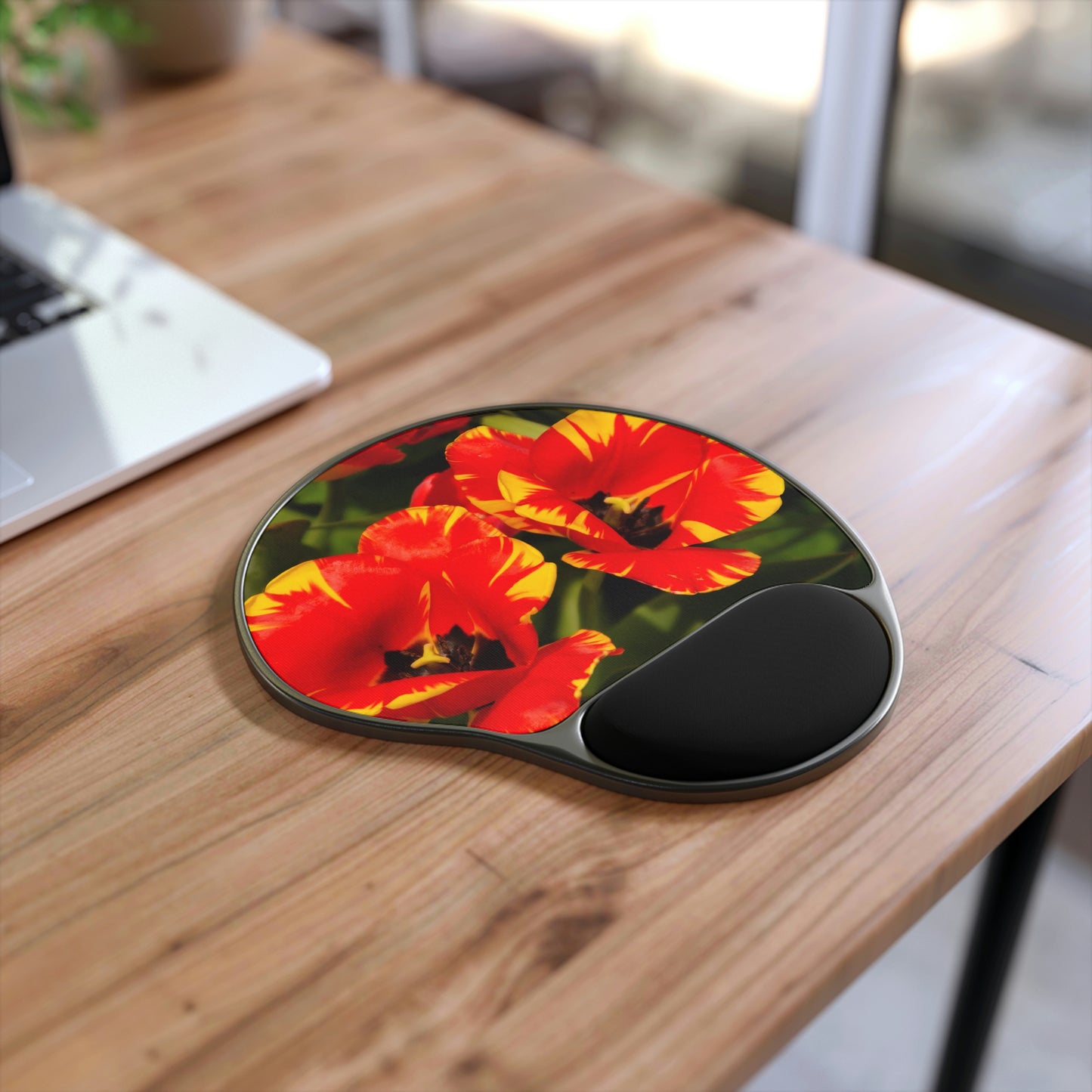 Flowers 12 Mouse Pad With Wrist Rest