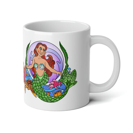 Mermaid! Jumbo Mug, 20oz