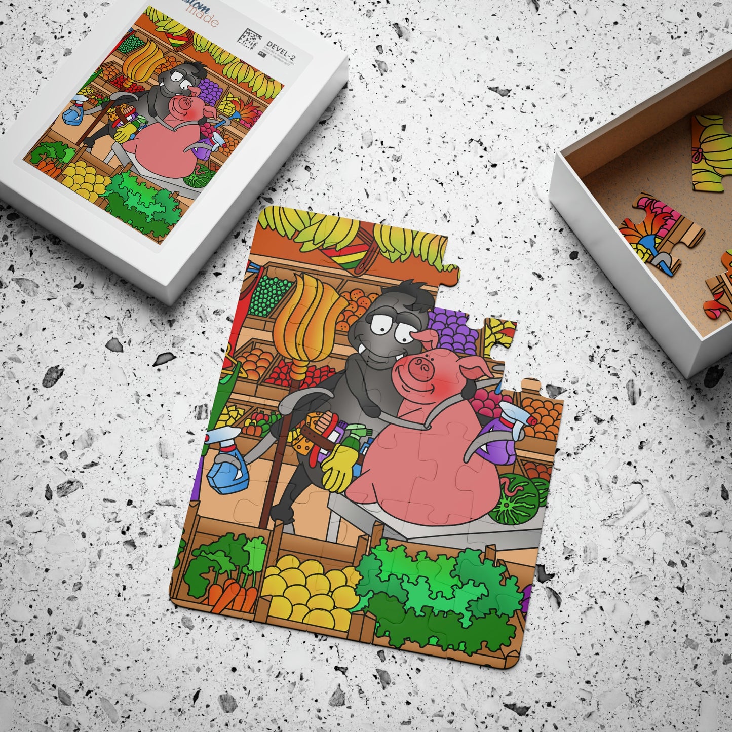 Anansi and the Market Pig Kids' Puzzle, 30-Piece