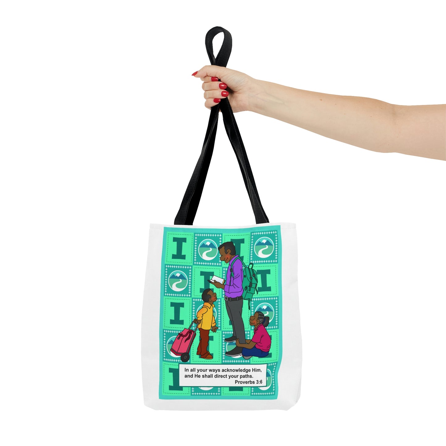 The Bible as Simple as ABC I AOP Tote Bag