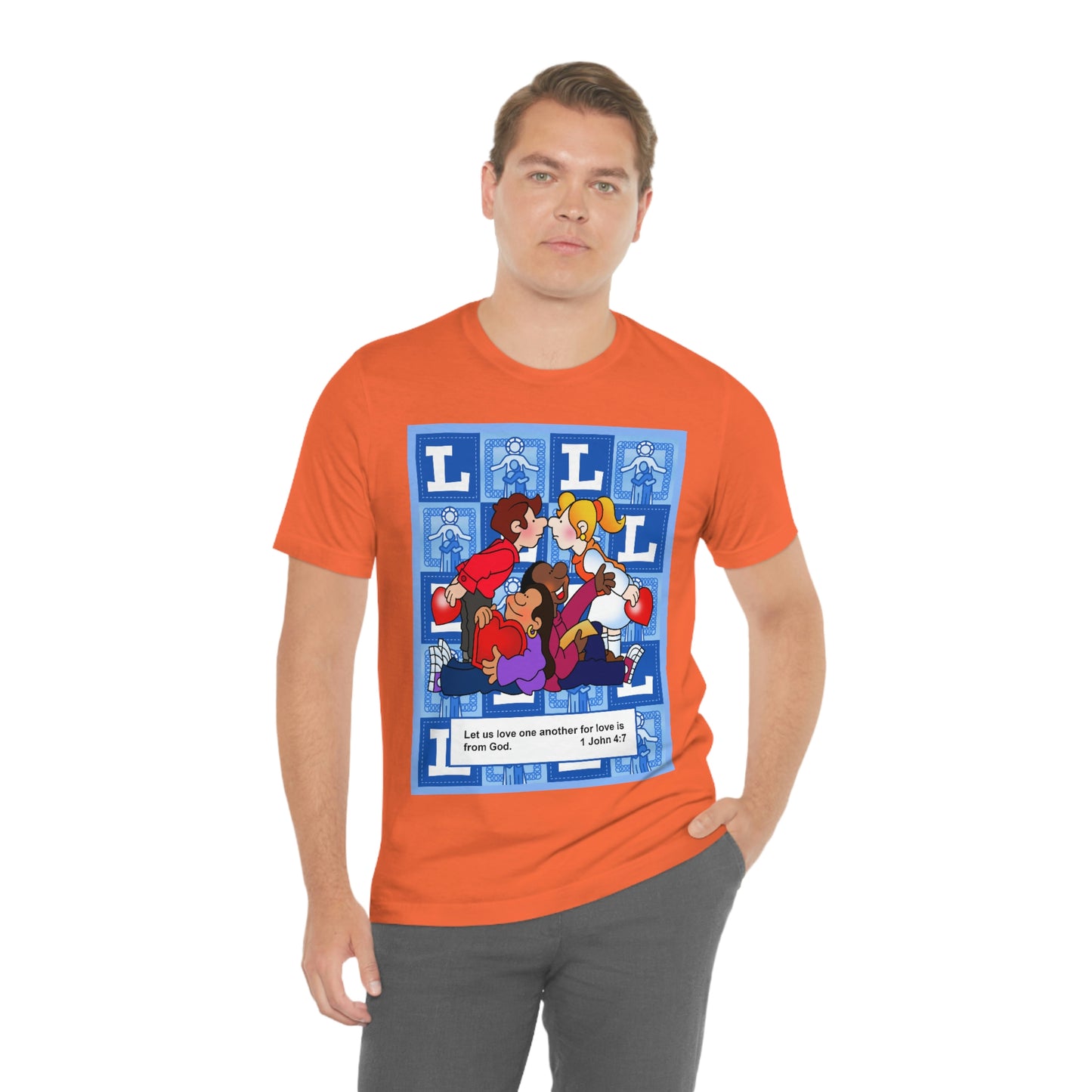 The Bible as Simple as ABC L Unisex Jersey Short Sleeve Tee