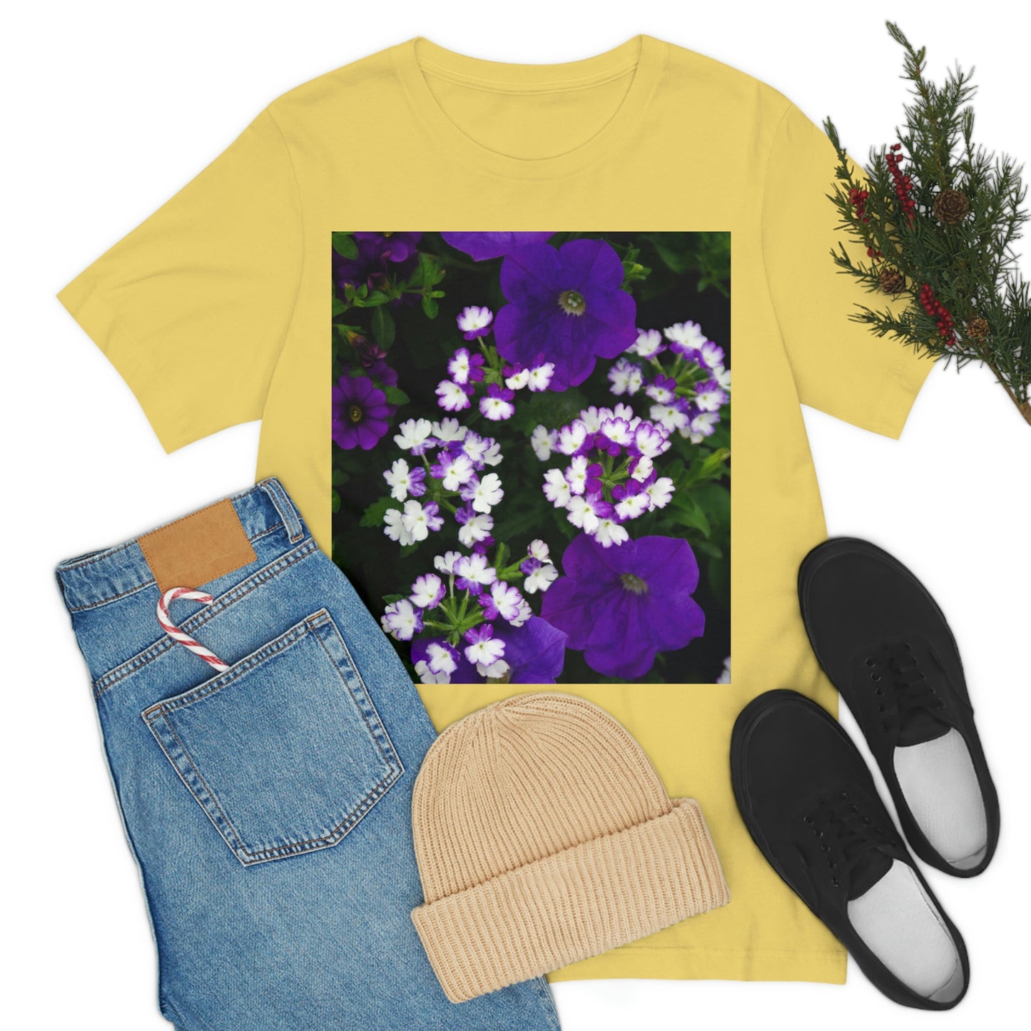 Flowers 04 Unisex Jersey Short Sleeve Tee