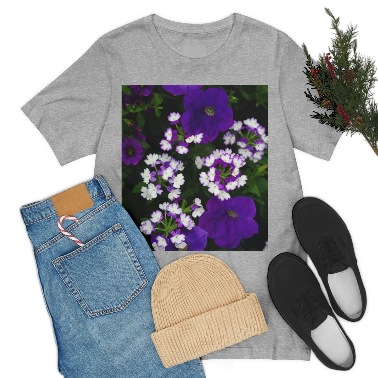 Flowers 04 Unisex Jersey Short Sleeve Tee