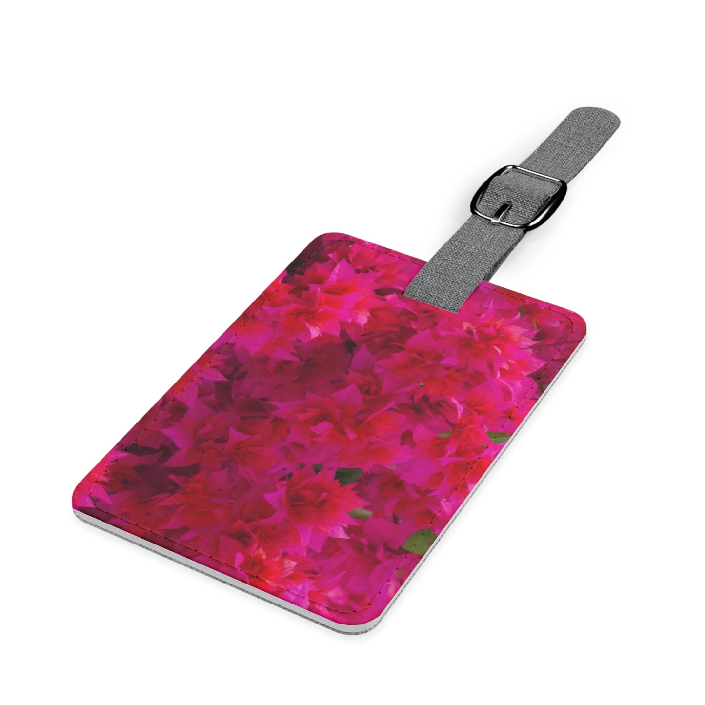 Flowers 27 Saffiano Polyester Luggage Tag, Rectangle