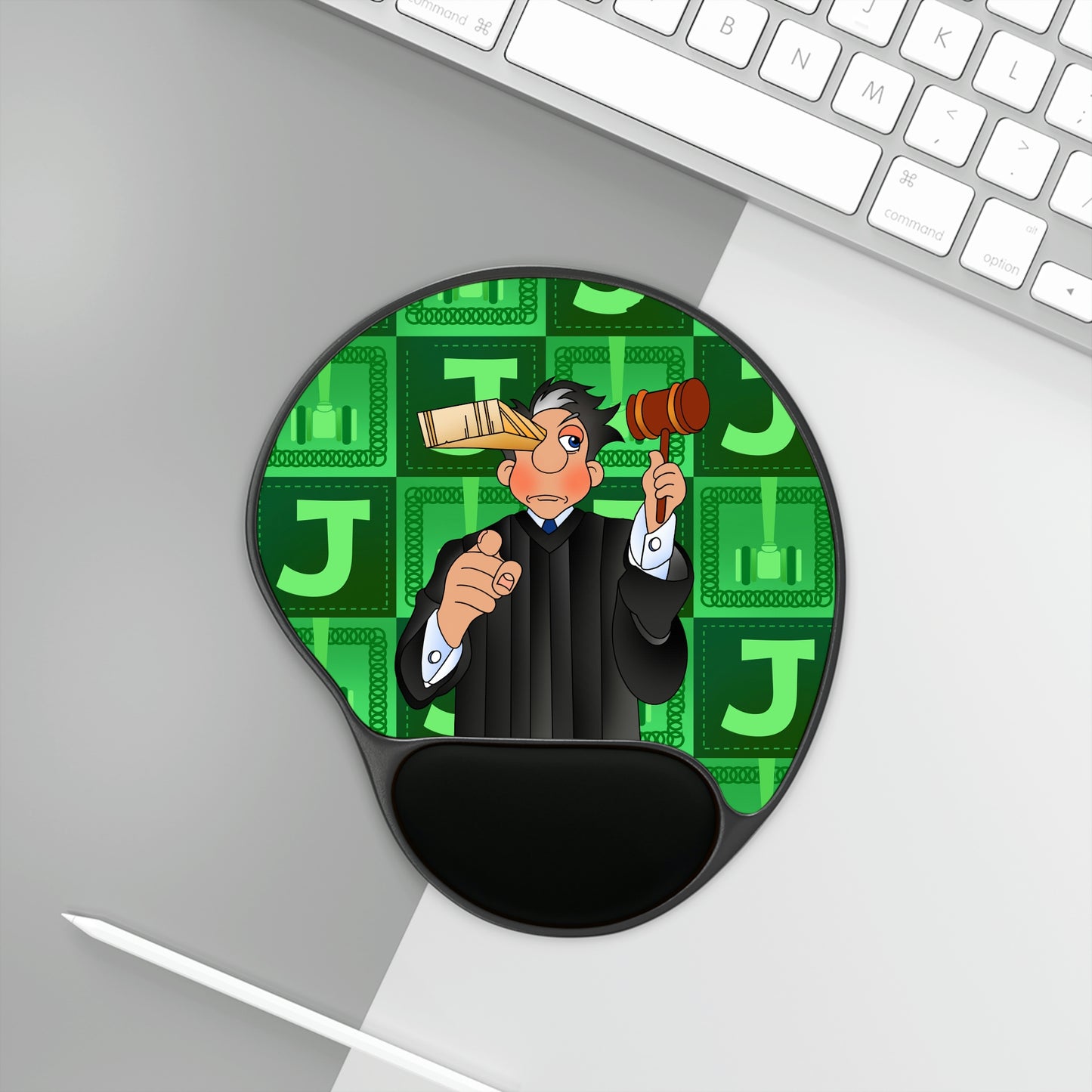 The Bible as Simple as ABC J Mouse Pad With Wrist Rest