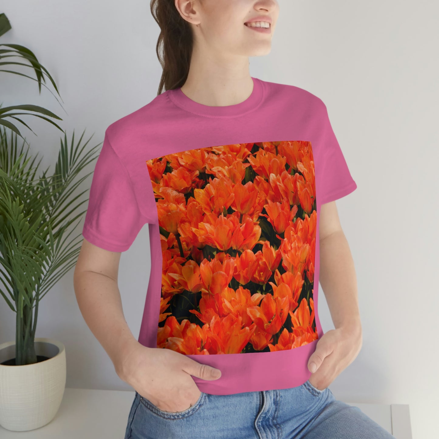 Flowers 03 Unisex Jersey Short Sleeve Tee