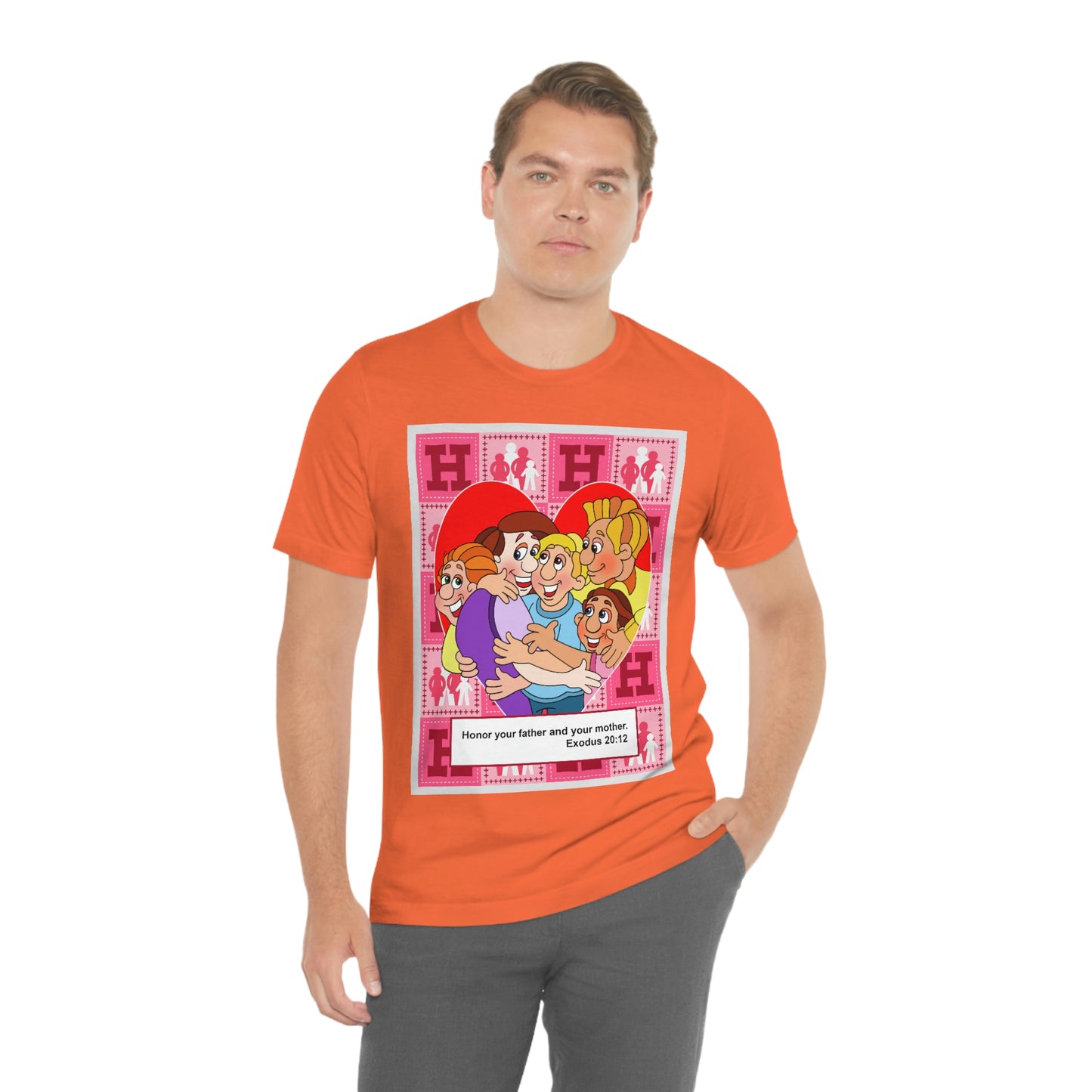 The Bible as Simple as ABC H Unisex Jersey Short Sleeve Tee