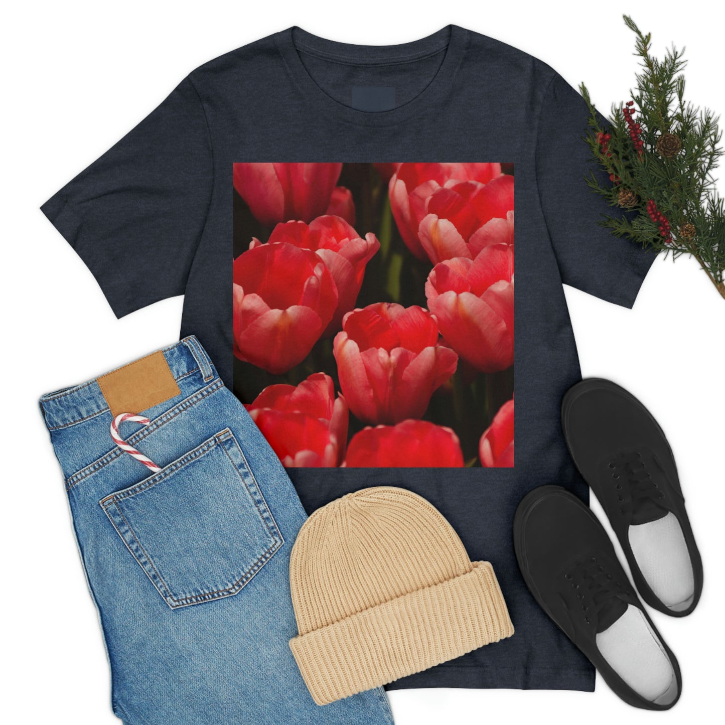Flowers 09 Unisex Jersey Short Sleeve Tee