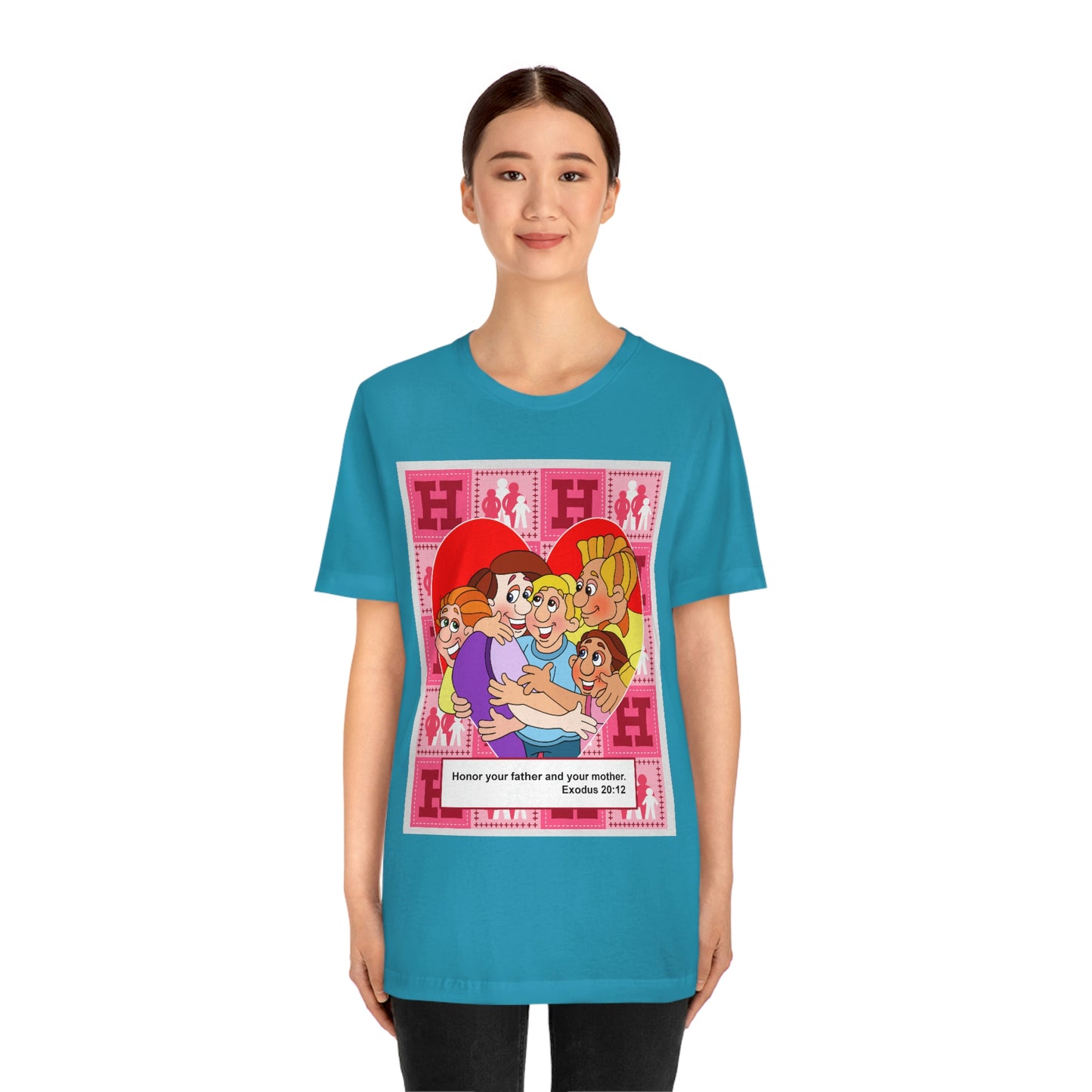 The Bible as Simple as ABC H Unisex Jersey Short Sleeve Tee