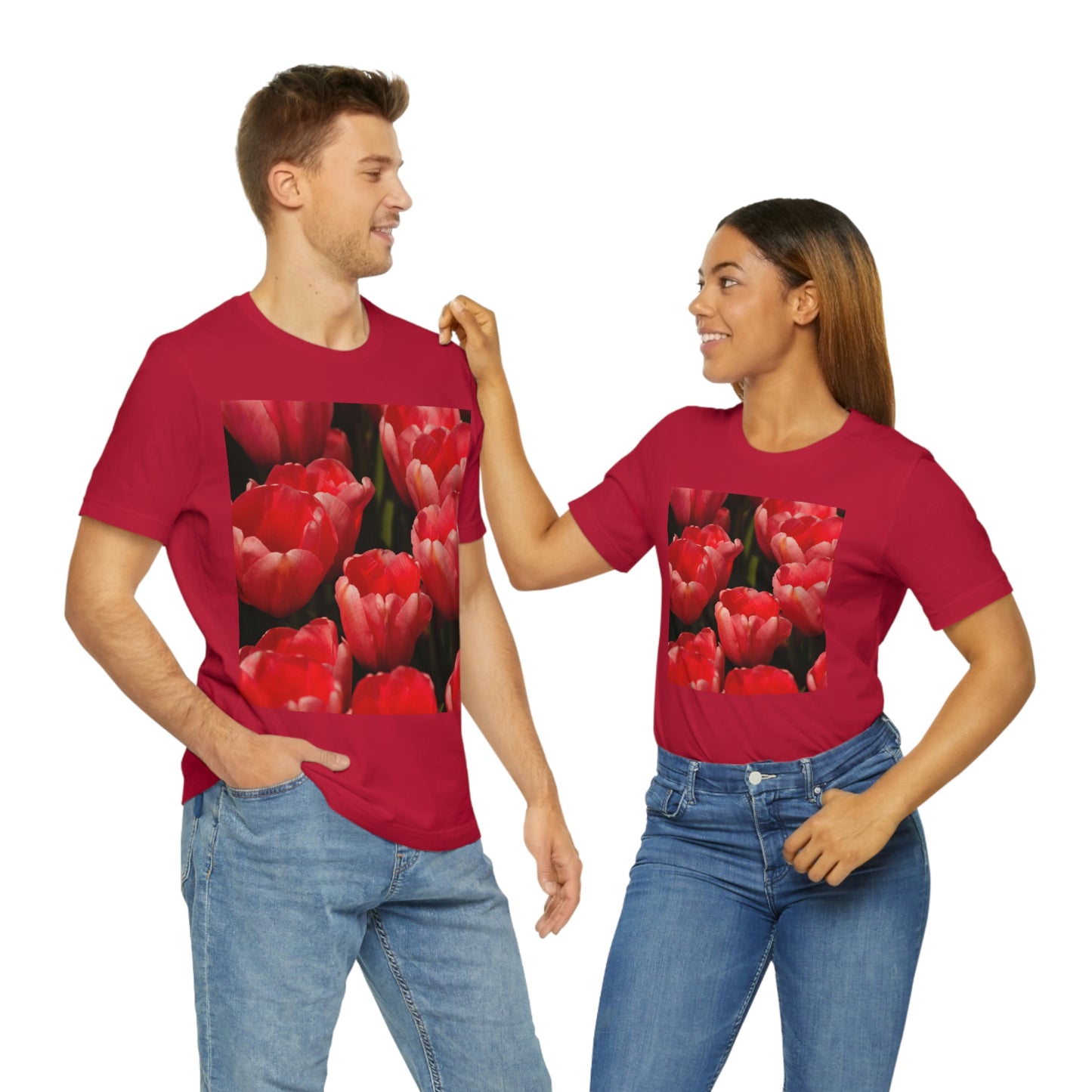 Flowers 09 Unisex Jersey Short Sleeve Tee