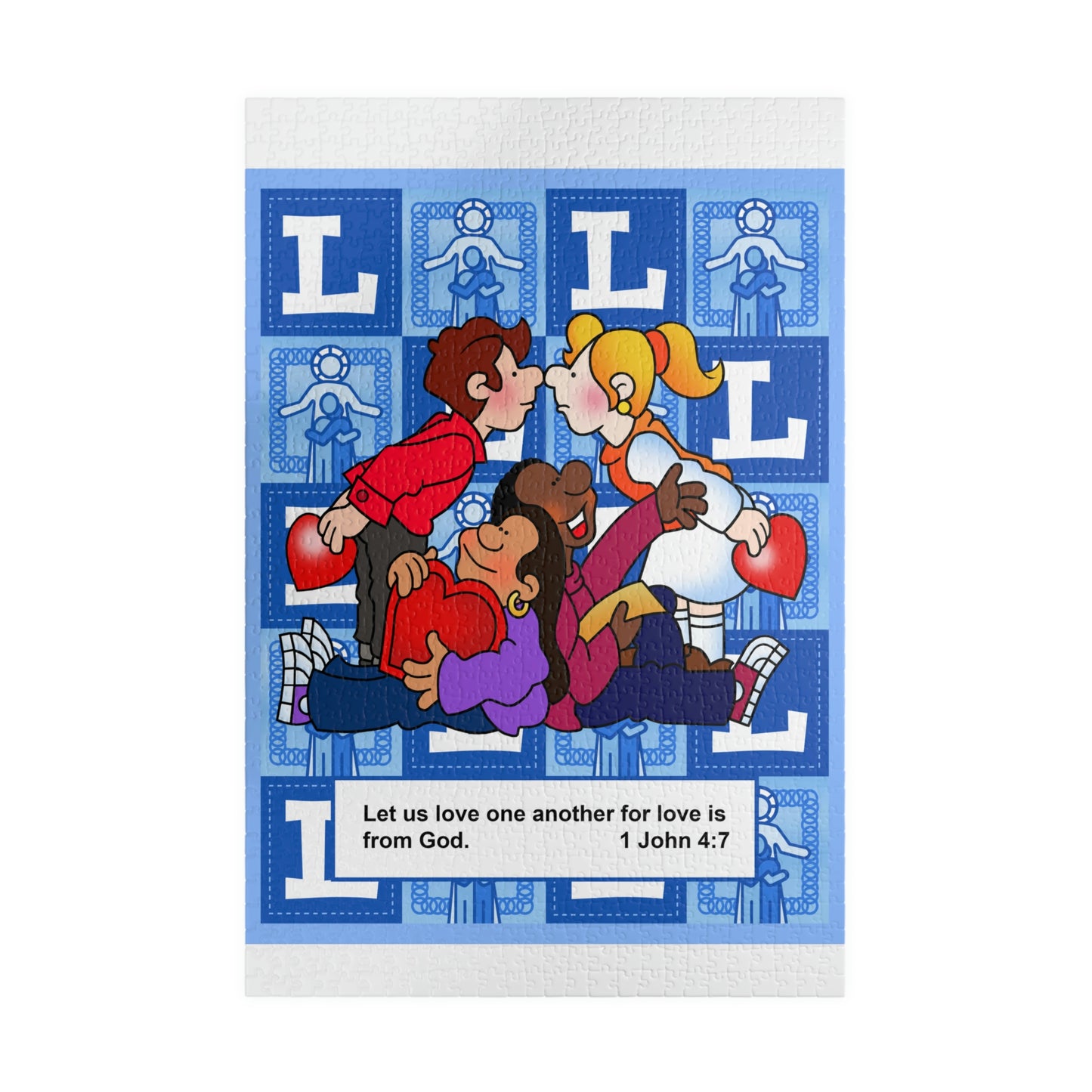 The Bible as Simple as ABC L Puzzle (110, 252, 500, 1014-piece)