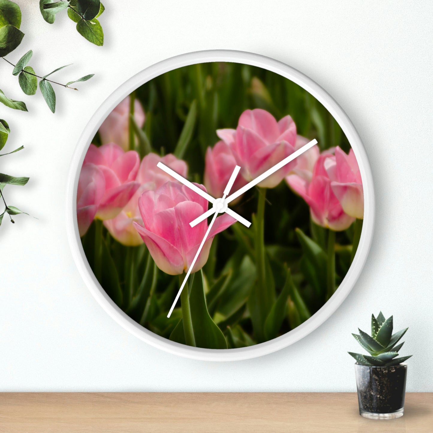 Flowers 17 Wall Clock