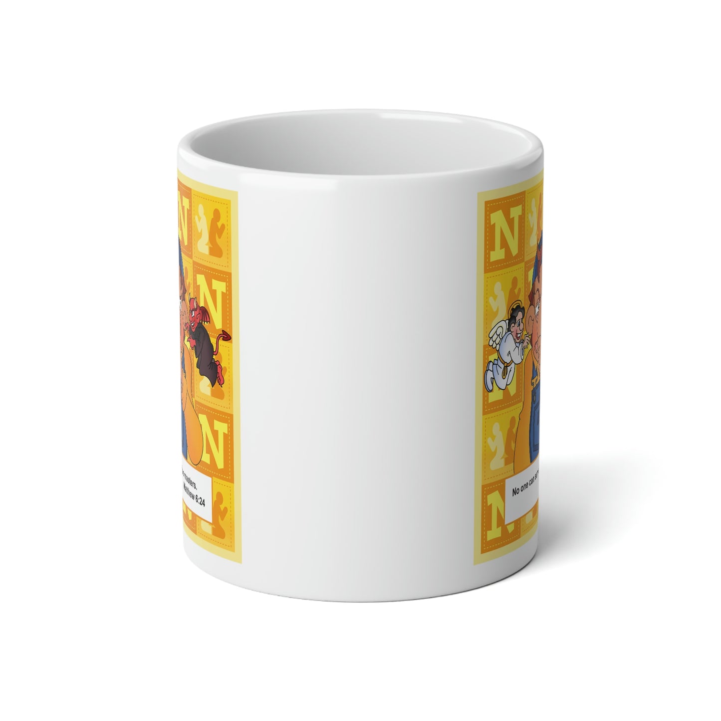 The Bible as Simple as ABC N Jumbo Mug, 20oz