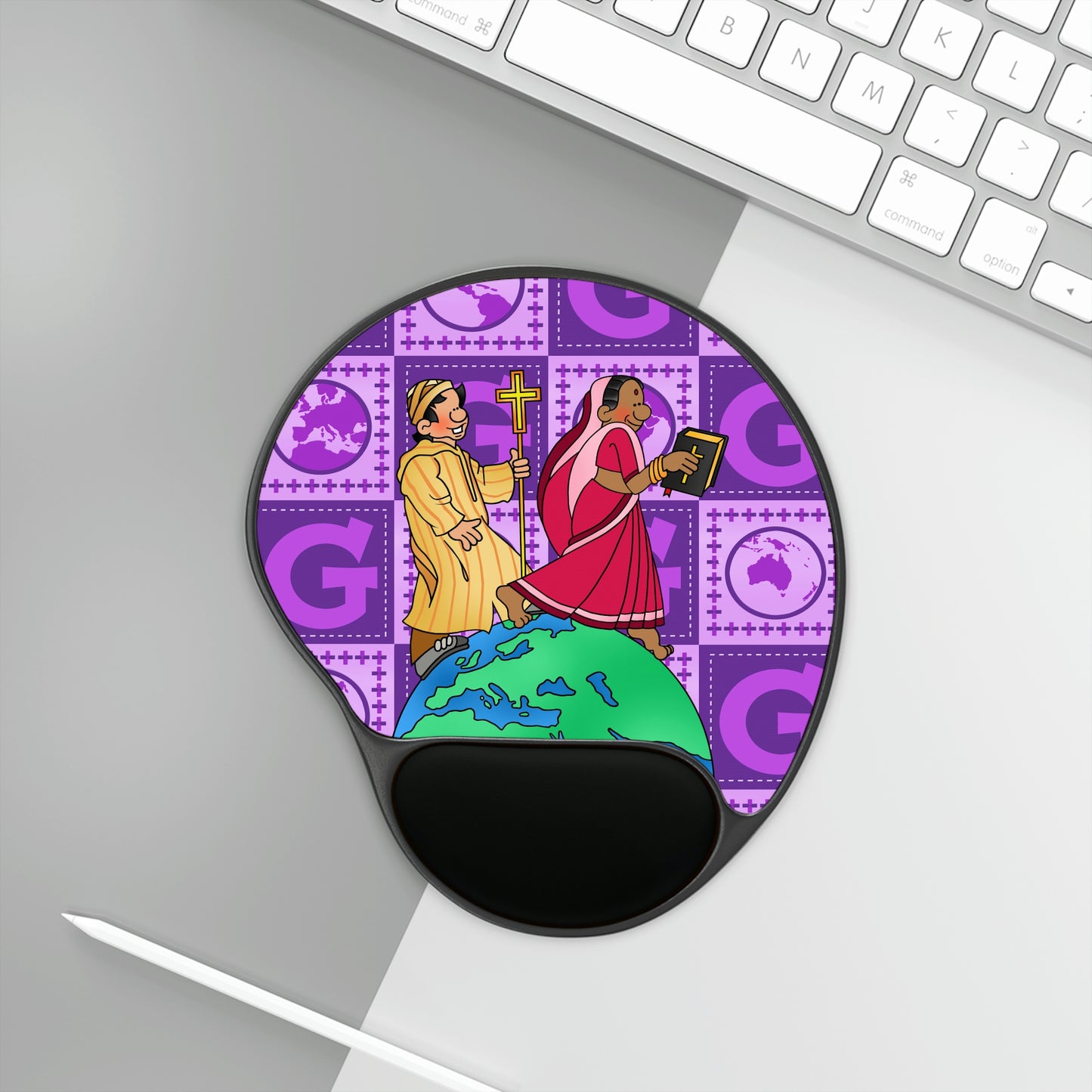 The Bible as Simple as ABC G Mouse Pad With Wrist Rest