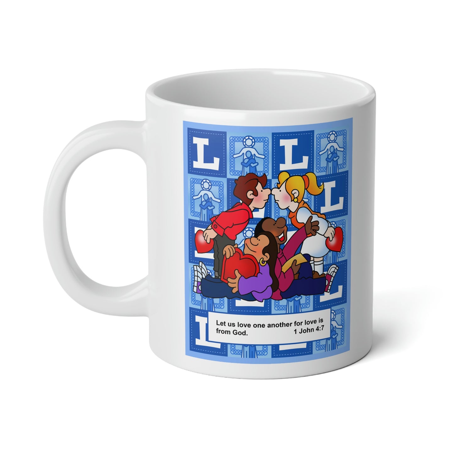 The Bible as Simple as ABC L Jumbo Mug, 20oz