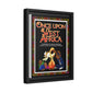 Once Upon West Africa!! Matte Canvas, Black Frame