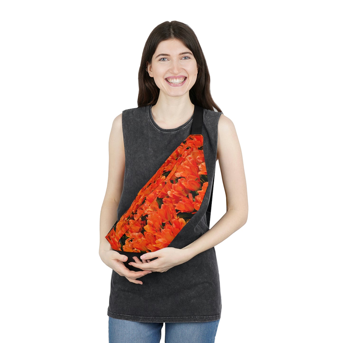 Flower 02 Large Fanny Pack