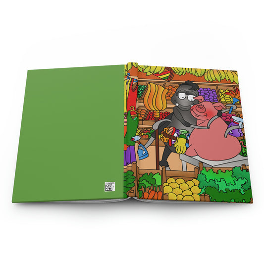 Anansi and the Market Pig Hardcover Journal Matte