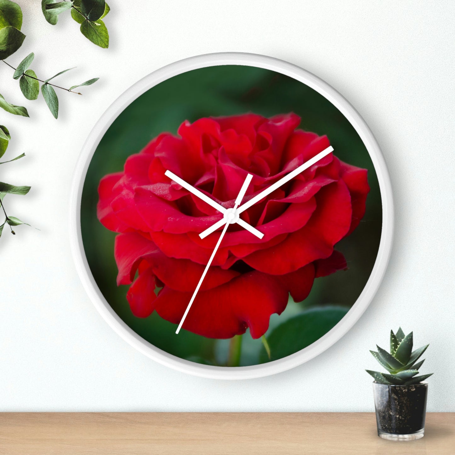 Flowers 14 Wall Clock