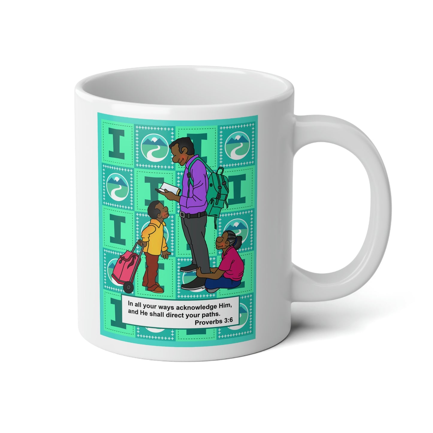 The Bible as Simple as ABC I Jumbo Mug, 20oz