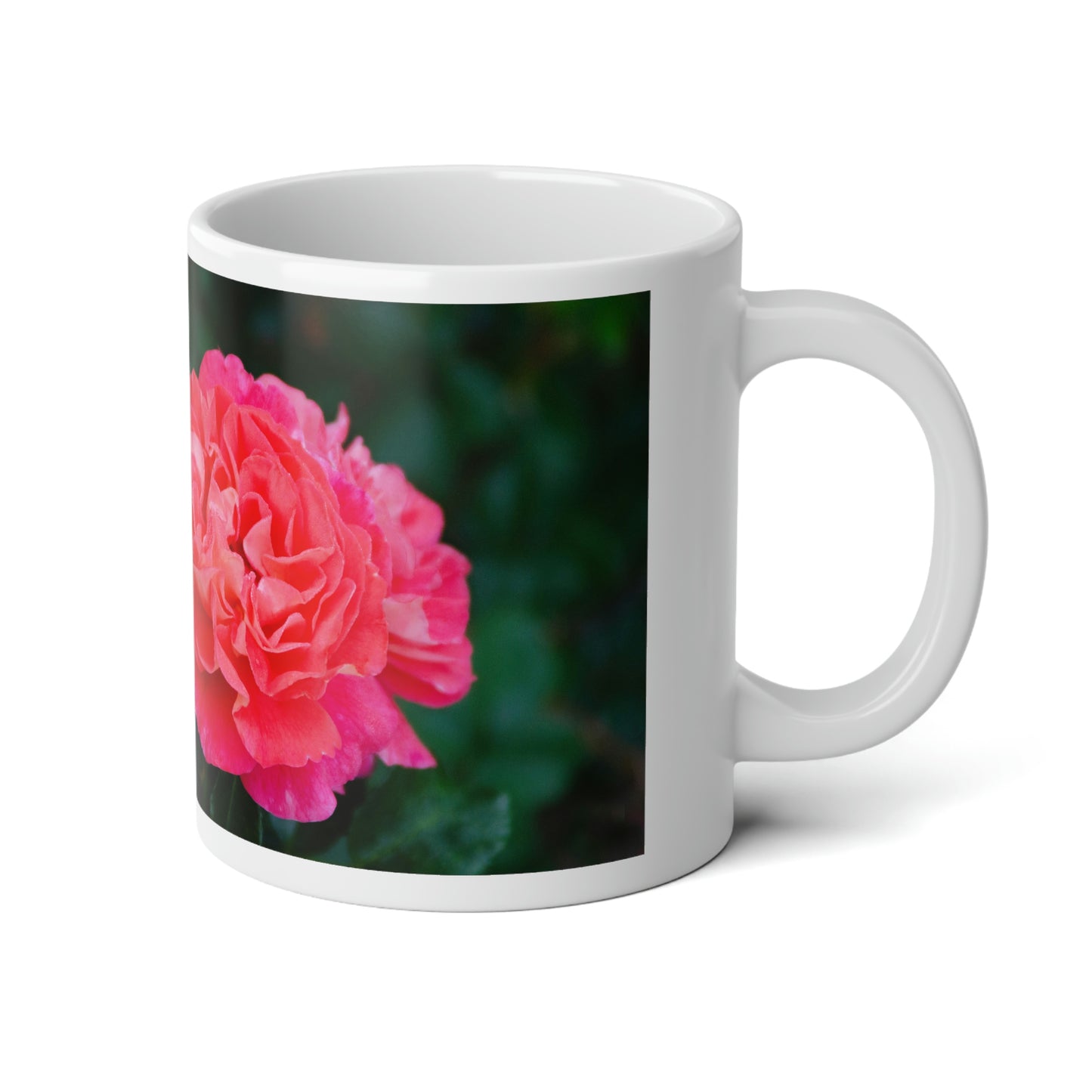 Flowers 08 Jumbo Mug, 20oz