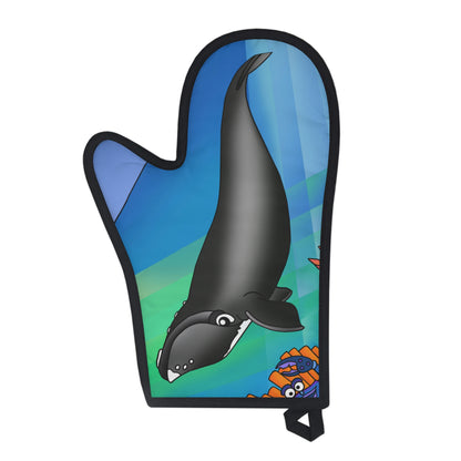 Gray Whale Oven Glove