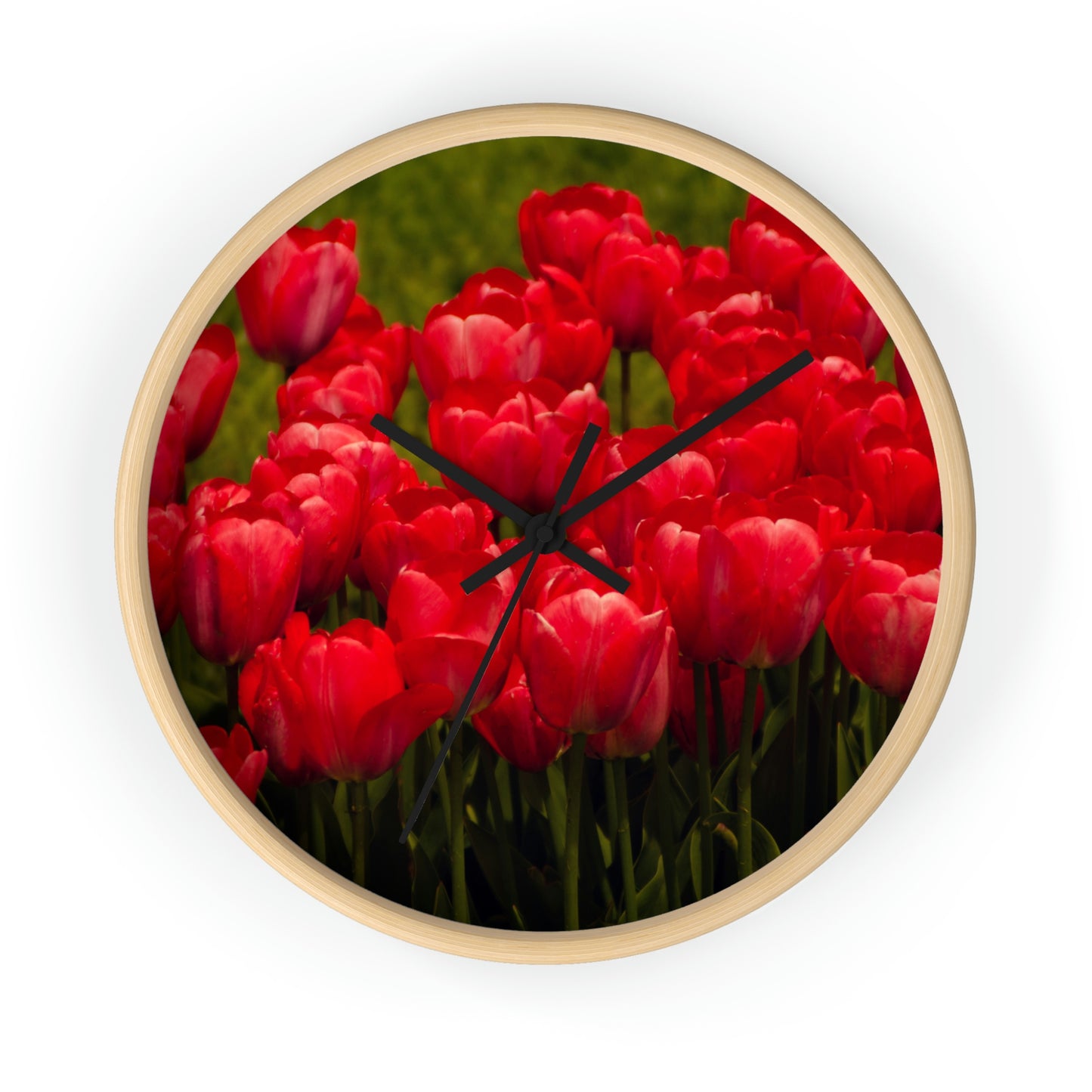 Flowers 21 Wall Clock