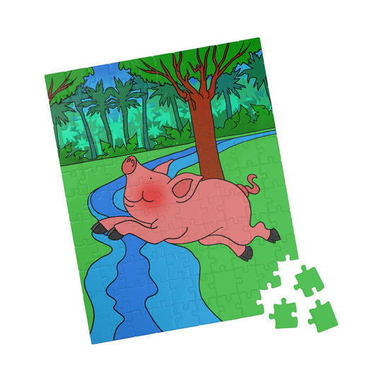 Anansi and the Market Pig! Puzzle (110, 252, 500, 1014-piece)