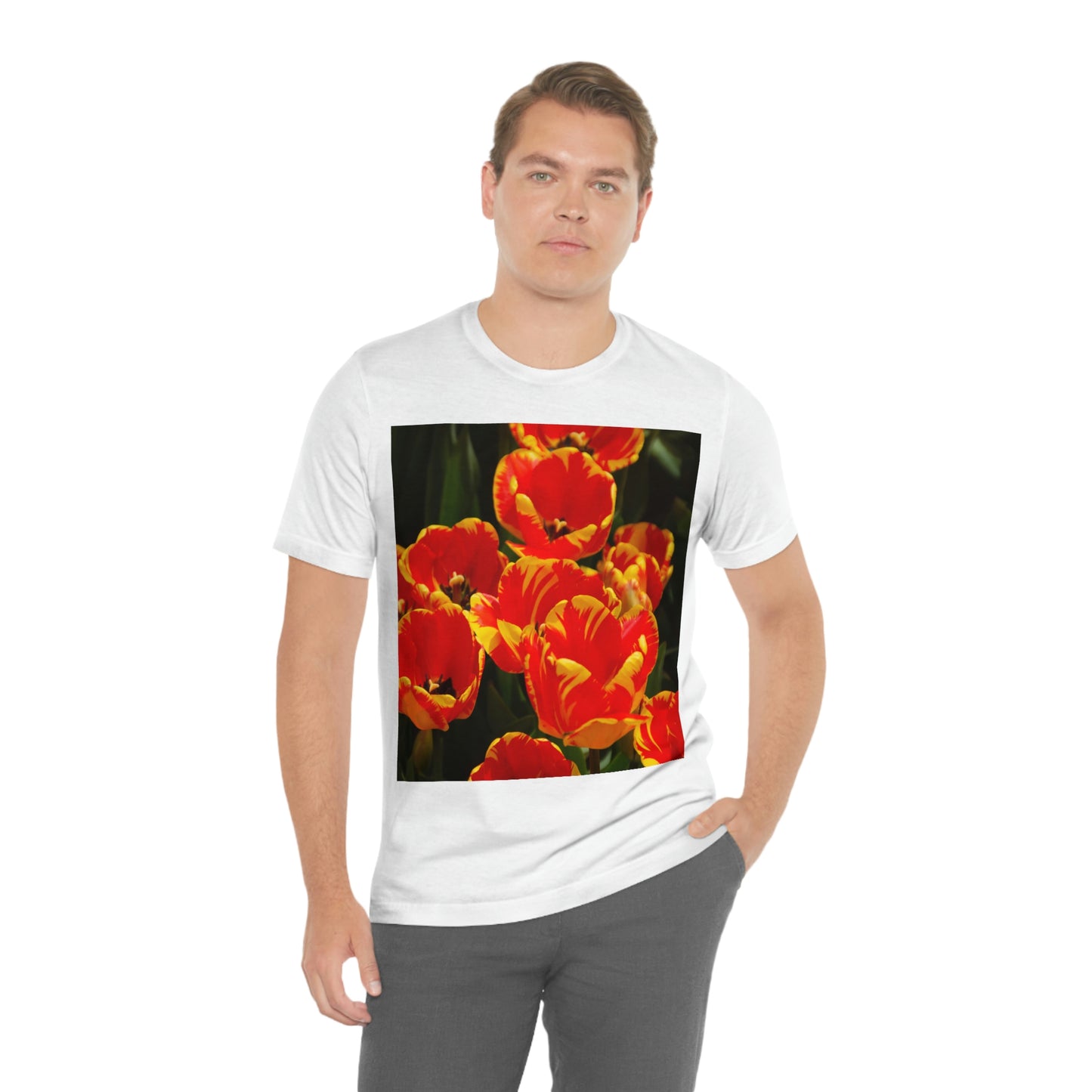 Flowers 19 Unisex Jersey Short Sleeve Tee