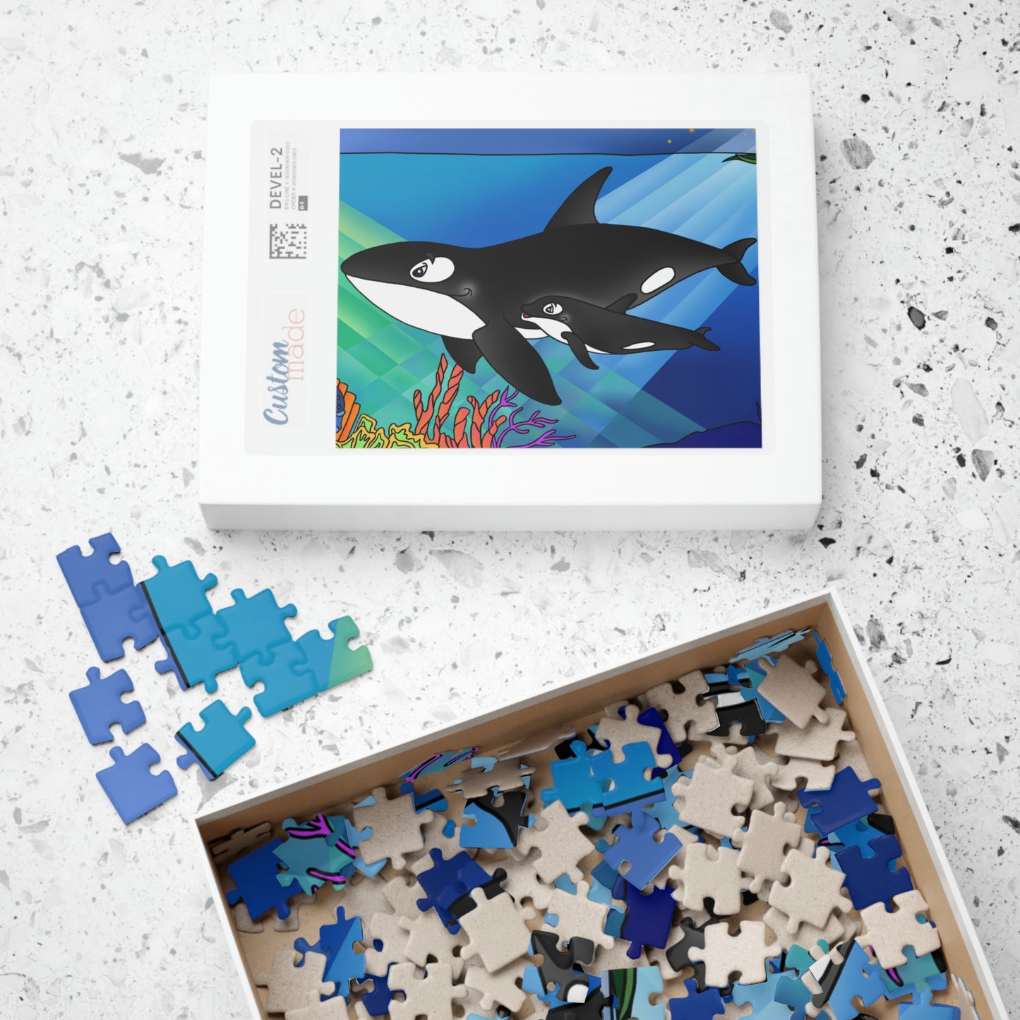 Orcas Puzzle (110, 252, 500, 1014-piece)