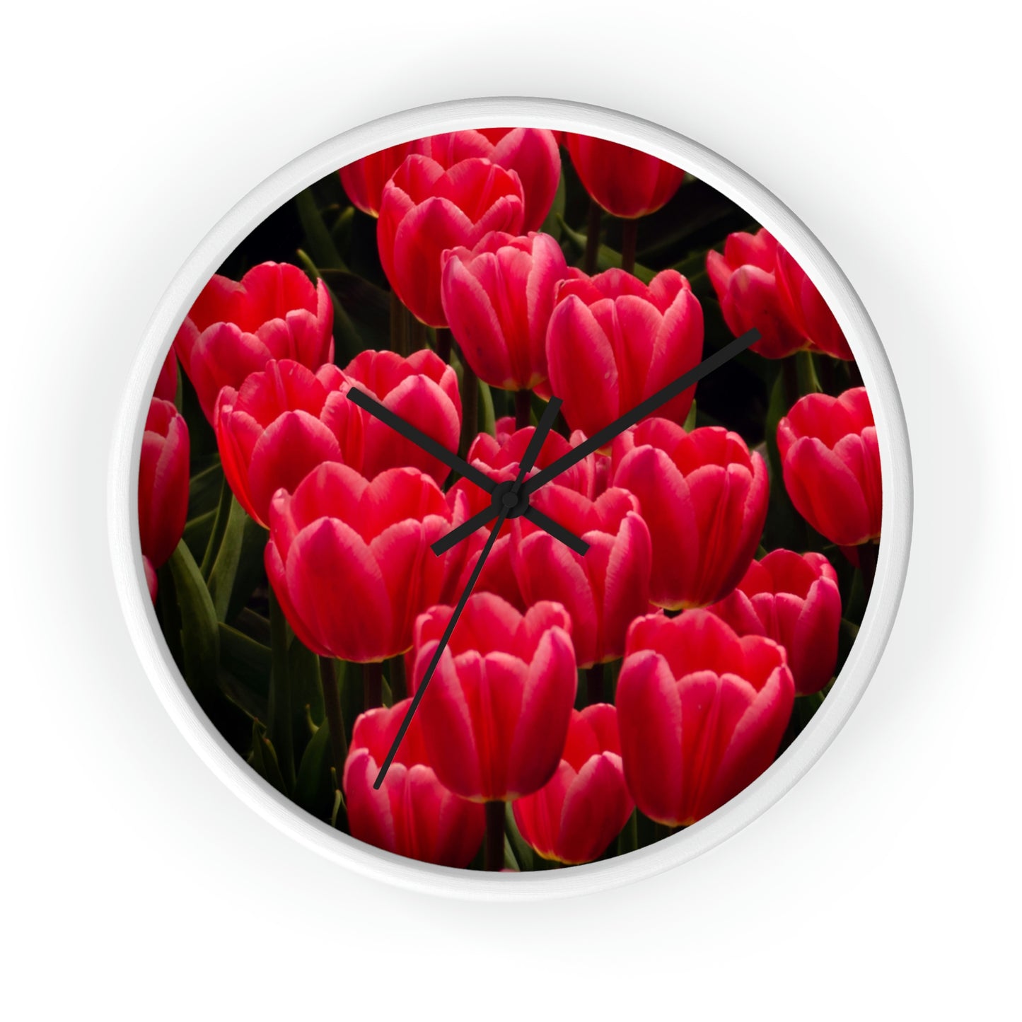 Flowers 24 Wall Clock