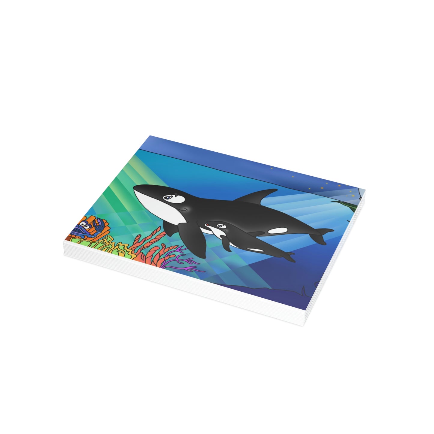 Orcas Greeting Card Bundles (envelopes not included)