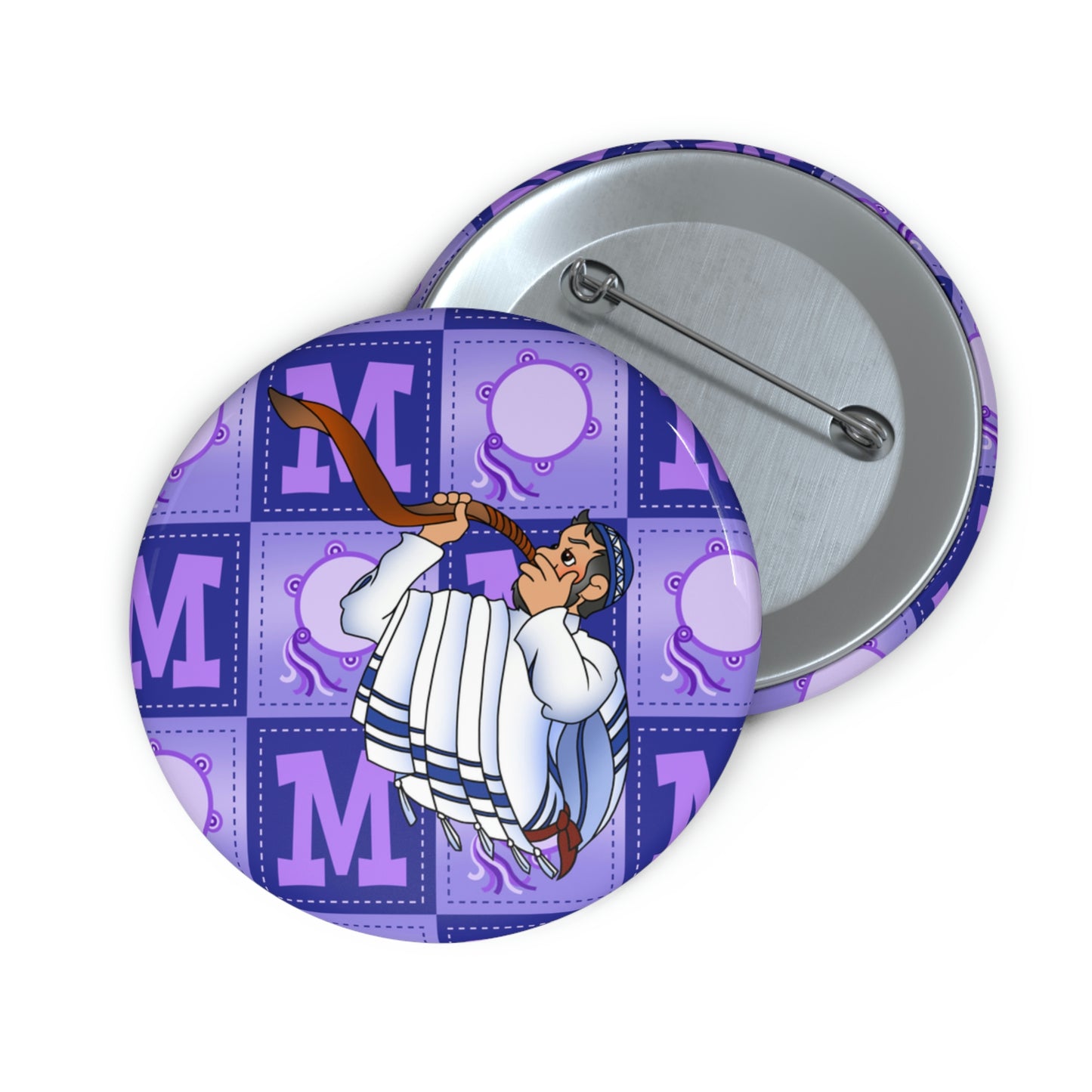 The Bible as Simple as ABC M Custom Pin Buttons