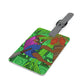 A Fowl Chain of Events! Saffiano Polyester Luggage Tag, Rectangle
