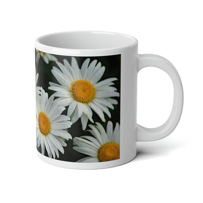 Flowers 01 Jumbo Mug, 20oz