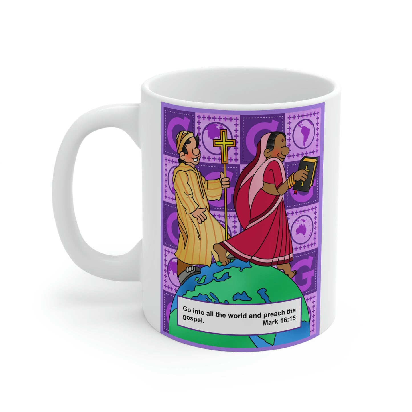 The Bible as Simple as ABC G Ceramic Mug 11oz