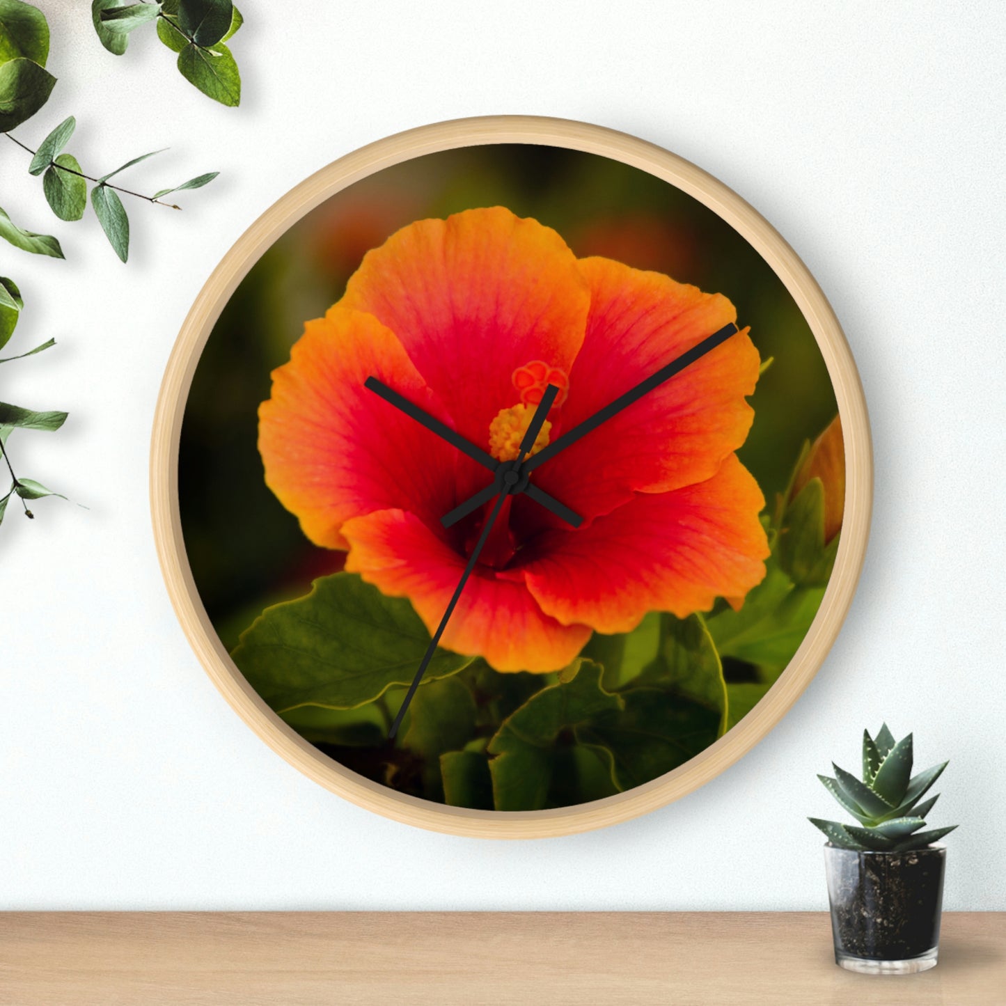 Flowers 31 Wall Clock